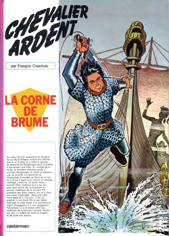 Chevalier Ardent, La Corne de brume, couverture