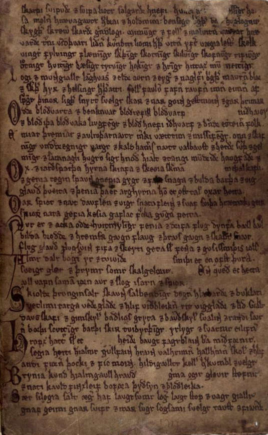 Þulur dans le Codex Regius de l'Edda de Snorri