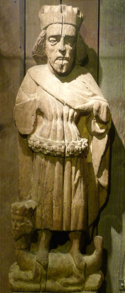 Statue de saint Olav, église d'Ornunga